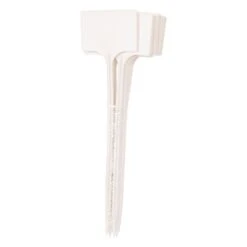 White Plastic Pot Stakes, 4-1/2in X 17in, Pack Of 10 -Amleos 9203 4 1