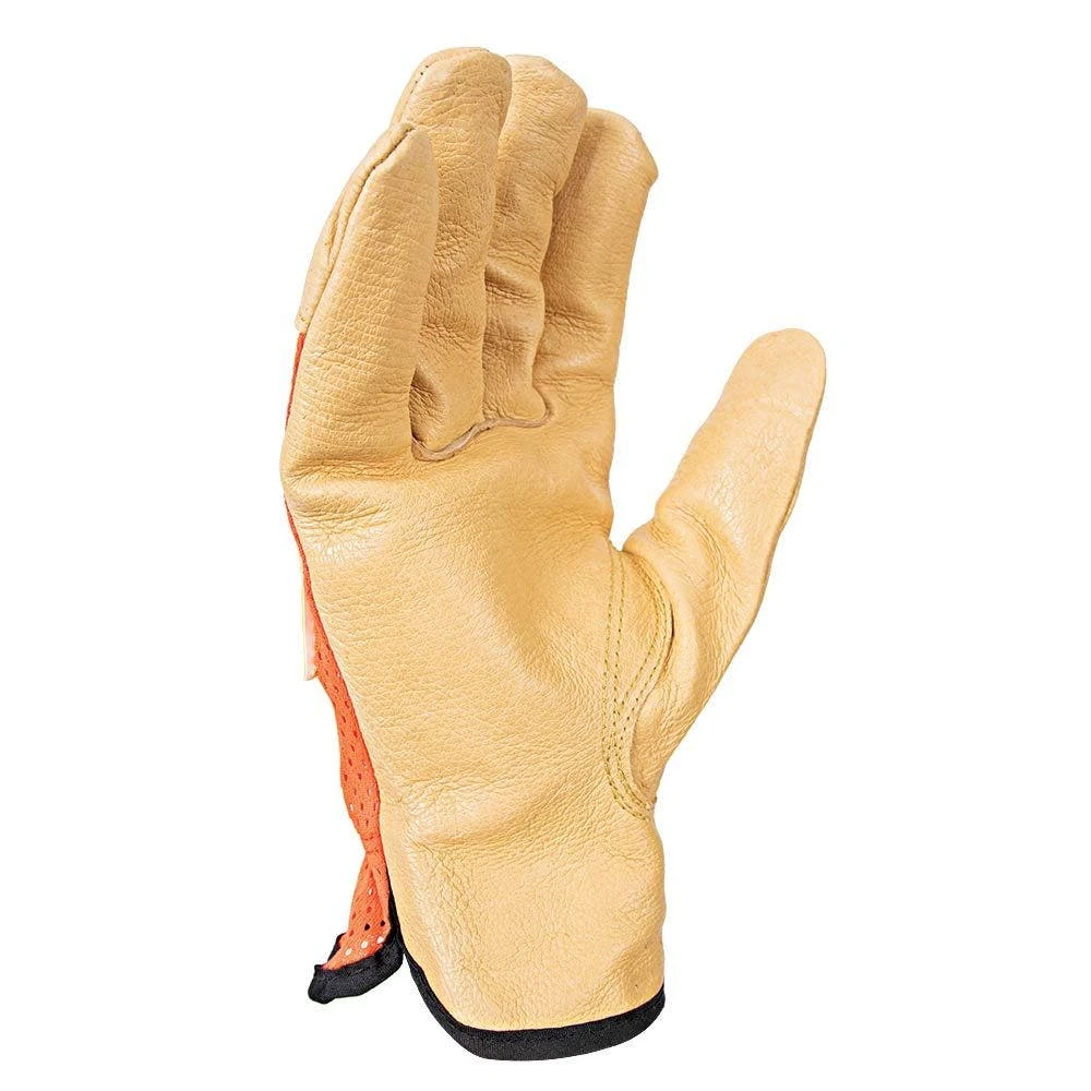 High-Visibility Orange Gloves, Large 4 High-Visibility Orange Gloves, Large - Image 2