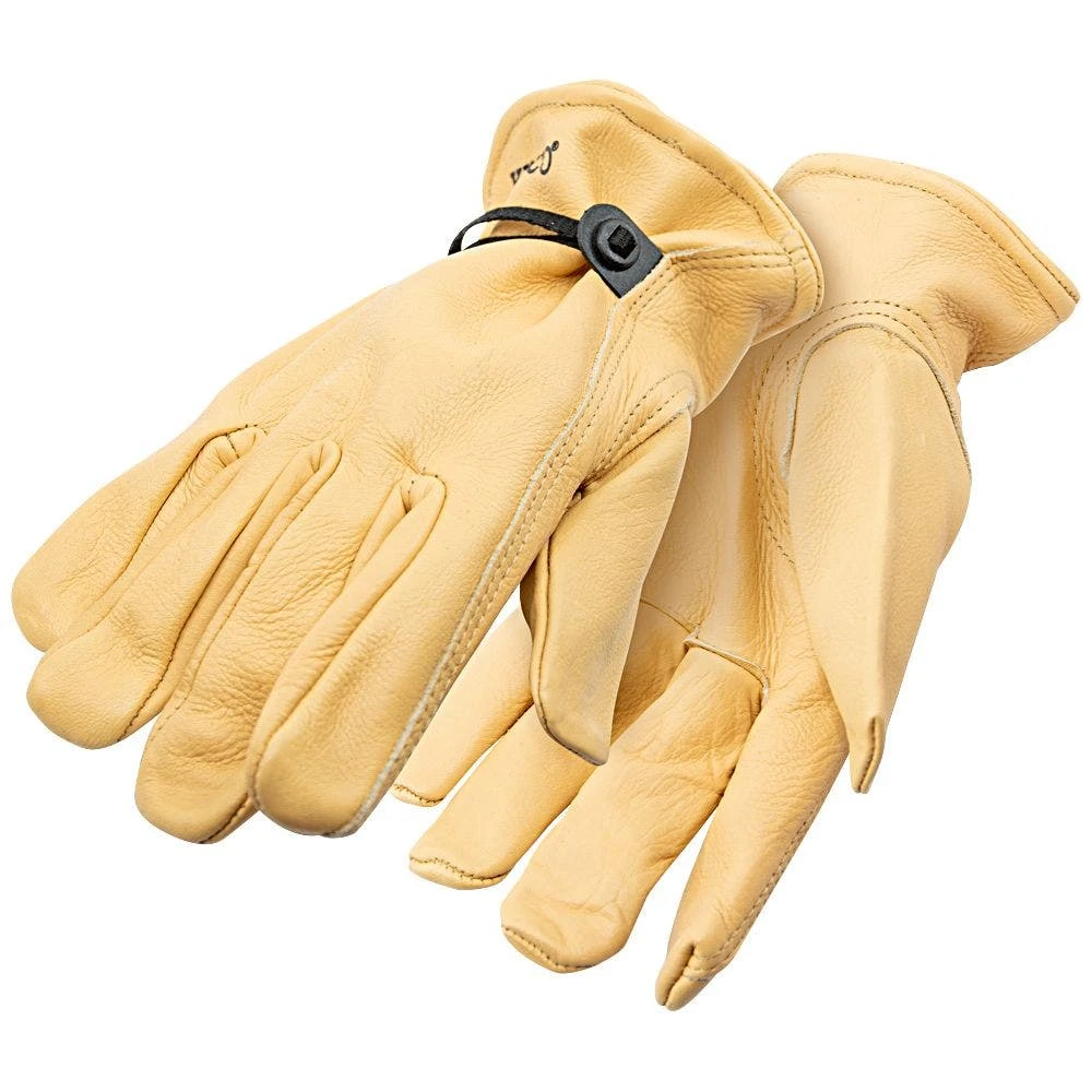 Cowhide Gloves W/ Cinch Strap 3 Cowhide Gloves W/ Cinch Strap