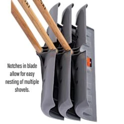 24" Snow Pusher With Poly Head And D-Grip Handle By A.M. Leonard 9 24" Snow Pusher With Poly Head And D-Grip Handle By A.M. Leonard -Amleos a124p 3 1