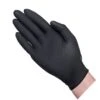 VGuard Disposable Nitrile Gloves, Black, 3.5mil, Size Large, Box Of 100 Gloves 2 VGuard Disposable Nitrile Gloves, Black, 3.5mil, Size Large, Box Of 100 Gloves -Amleos a1fa33am a1fa34am palm 3