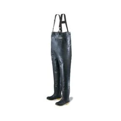 Premium Rubber Chest Wader With Soft Cotton Liner, Size 10