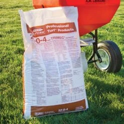 Fertilizer, 22-0-4 Turf Fertilizer With Trimec Post-Emergent Herbicide, 40lb Bag By The Andersons