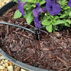 Adjustable Irrigation Drip/Spray Stake Assembly By Maxijet -Amleos ads36 live flowers