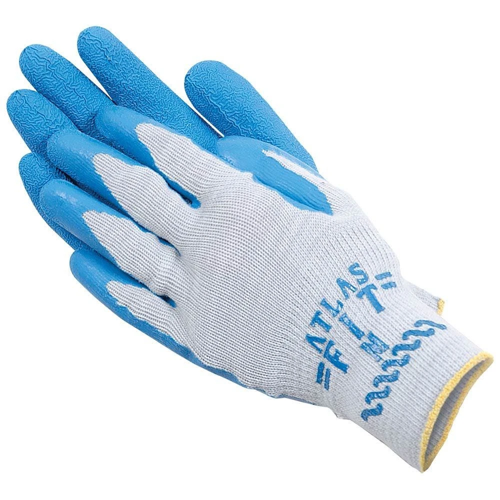 Latex-Coated Work Gloves, Size Small By Atlas 3 Latex-Coated Work Gloves, Size Small By Atlas