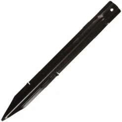 Aluminum Edging Stake, Black Anodized, 12in X 1in By Permaloc