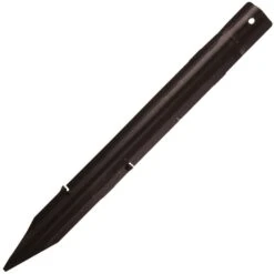 Aluminum Edging Stake, Black Duraflex, 12in X 1in By Permaloc
