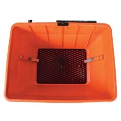 Broadcast Spreader, 70lb Capacity, Black Powder-Coated Frame By A.M. Leonard -Amleos am70p hopper 3.13.23