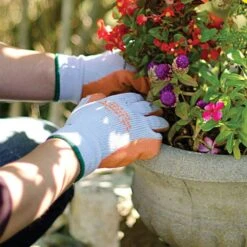 Latex Coated Work Gloves, Size Large By A.M. Leonard -Amleos amlg 2