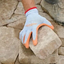 Latex-Coated Work Gloves, Size Extra Large By A.M. Leonard -Amleos amlg 4 3