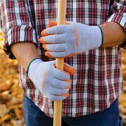 Latex-Coated Work Gloves, Size Medium By A.M. Leonard -Amleos amlg 5 1