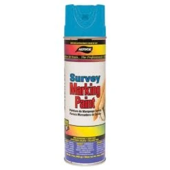 Survey Marking Paint, Blue, 15oz Can, Case Of 12 Cans By Aervoe