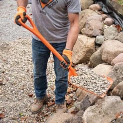 Poly Scoop Shovel With 10in Head And D-Grip Handle By A.M. Leonard -Amleos ap100 8