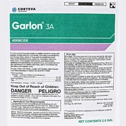 Garlon 3A Post-Emergent Herbicide, 2.5-Gallon Jug By Corteva -Amleos az12001 label