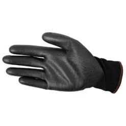 Polyester Gloves With Polyurethane Palm, Size Medium, Box Of 144 Gloves 7 Polyester Gloves With Polyurethane Palm, Size Medium, Box Of 144 Gloves -Amleos b115m1am palm
