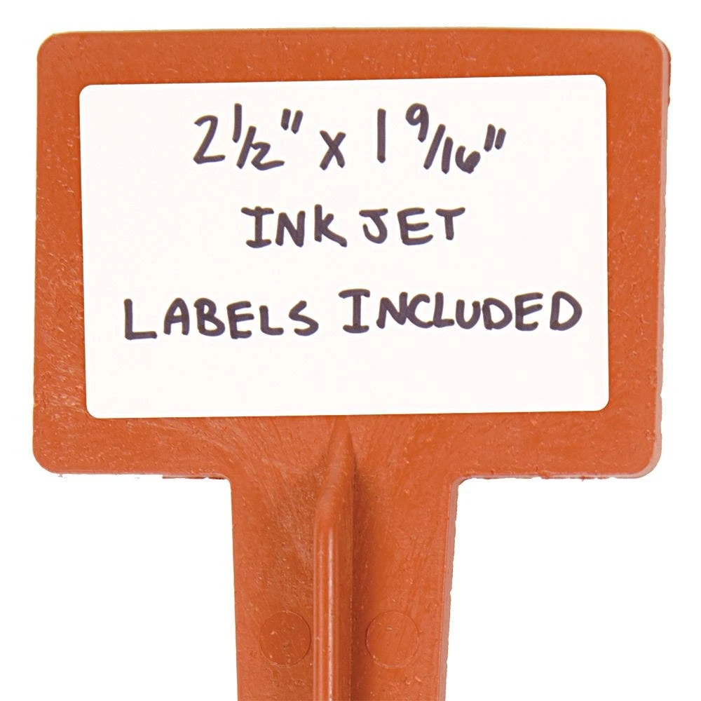 Plant Biomarkers, Terra Cotta, 9in Height With 3in X 2in Face Plate, Bag Of 15 Markers 5 Plant Biomarkers, Terra Cotta, 9in Height With 3in X 2in Face Plate, Bag Of 15 Markers - Image 3