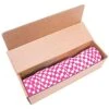 Flagging/Tagging Tape, Glo-Pink/White Checkerboard, 1-3/16in X 300ft, Non-Adhesive, Box Of 12 Rolls -Amleos cb 6pb 1