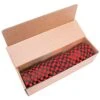 Flagging/Tagging Tape, Red/Black Checkerboard, 1-3/16in X 300ft, Non-Adhesive, Box Of 12 Rolls
