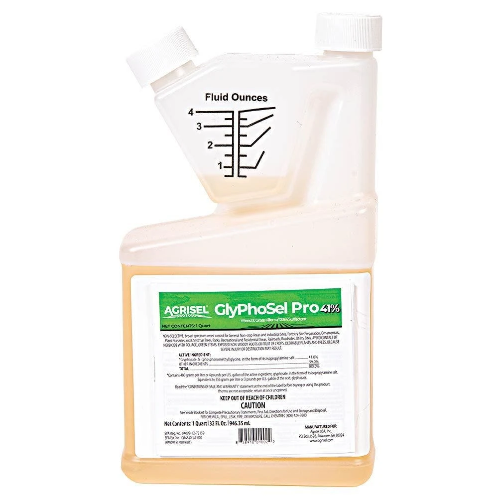 Glyphosate Herbicide, 41% Concentration, 1-Quart Container 3 Glyphosate Herbicide, 41% Concentration, 1-Quart Container