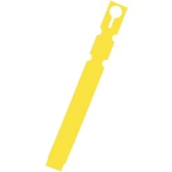 Slip'N Lock Loop Lock Thermal Transfer Labels, Yellow, 1in Width X 7in Length, Roll Of 1,000