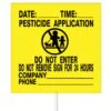 Quick-Fill Pesticide Warning Signs, Case Of 1,000 -Amleos cpm55