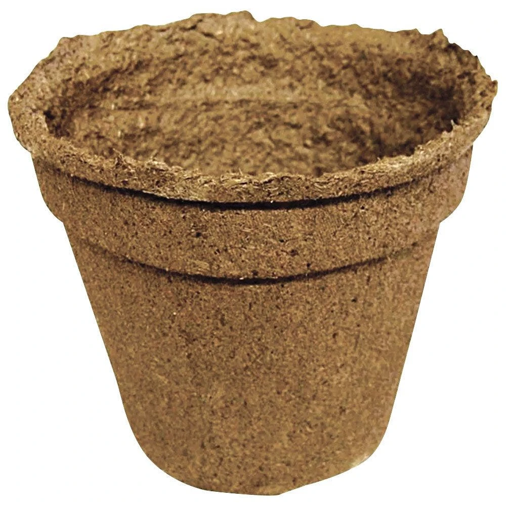 Biodegradable Plant Pots, Trade #5 Round, Case Of 66 Pots By Cowpots 3 Biodegradable Plant Pots, Trade #5 Round, Case Of 66 Pots By Cowpots