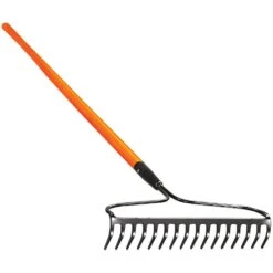 Bow Rake With Forged Steel Head And Composite Handle By A.M. Leonard