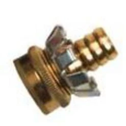Hose Repair Coupling Clinching Brass Female 3/4in