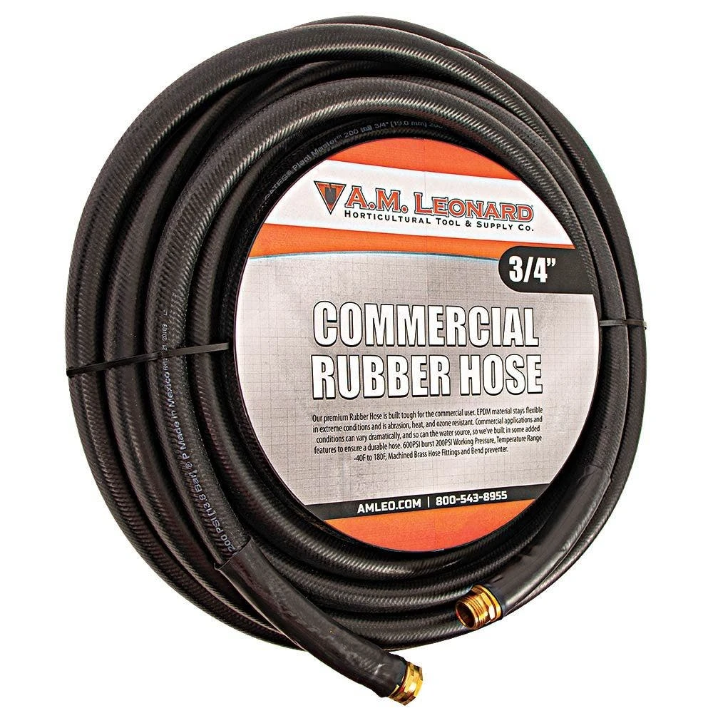 Commercial Rubber Hose 3/4" X 100ft By A.M. Leonard 4 Commercial Rubber Hose 3/4" X 100ft By A.M. Leonard - Image 2