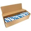 Flagging/Tagging Tape, Blue/White Candy Stripe, 1-3/16in X 300ft, Non-Adhesive, Box Of 12 Rolls -Amleos cs 3bb 1