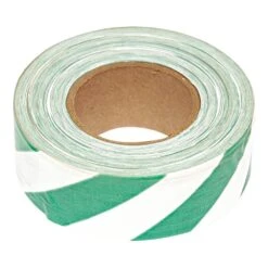 Flagging/Tagging Tape, Green/White Candy Stripe, 1-3/16in X 300ft, Non-Adhesive, Box Of 12 Rolls 5 Flagging/Tagging Tape, Green/White Candy Stripe, 1-3/16in X 300ft, Non-Adhesive, Box Of 12 Rolls -Amleos cs 7gb