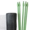 Deer Fencing Kit With Netting, Poles, Sod Staples, And Zip Ties -Amleos dfk100