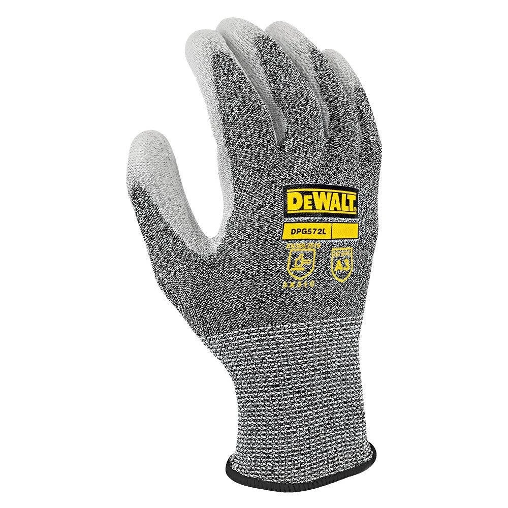 Work Gloves With Polyurethane Palm, A3 Cut Resistance, Size Medium, Box Of 12 By DEWALT 3 Work Gloves With Polyurethane Palm, A3 Cut Resistance, Size Medium, Box Of 12 By DEWALT