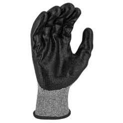 Work Gloves With Nitrile Palm, A3 Cut Resistance, Size Medium, Box Of 12 By DEWALT -Amleos dpg575m palm