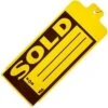 Vinyl Tags With "Sold" Print, Yellow, Roll Of 1,000 Tags With Attachment Wires 1 Vinyl Tags With "Sold" Print, Yellow, Roll Of 1,000 Tags With Attachment Wires -Amleos dwf2 4y