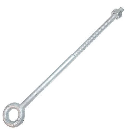Hot-Dip 1/2-Inch Galvanized Eyebolt, 12-Inch Shank 3 Hot-Dip 1/2-Inch Galvanized Eyebolt, 12-Inch Shank