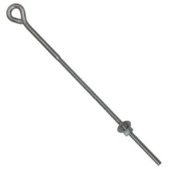 Hot-Dip 1/2-Inch Galvanized Eyebolts And Washers Bulk Pack, 8-Inch Bolt Length
