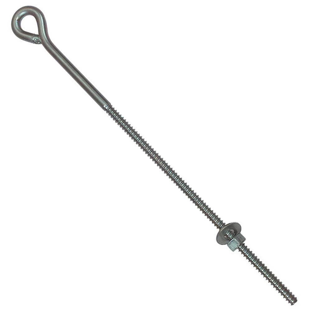 Hot-Dip 1/2-Inch Galvanized Eyebolts And Washers Bulk Pack, 18-Inch Bolt Length 3 Hot-Dip 1/2-Inch Galvanized Eyebolts And Washers Bulk Pack, 18-Inch Bolt Length