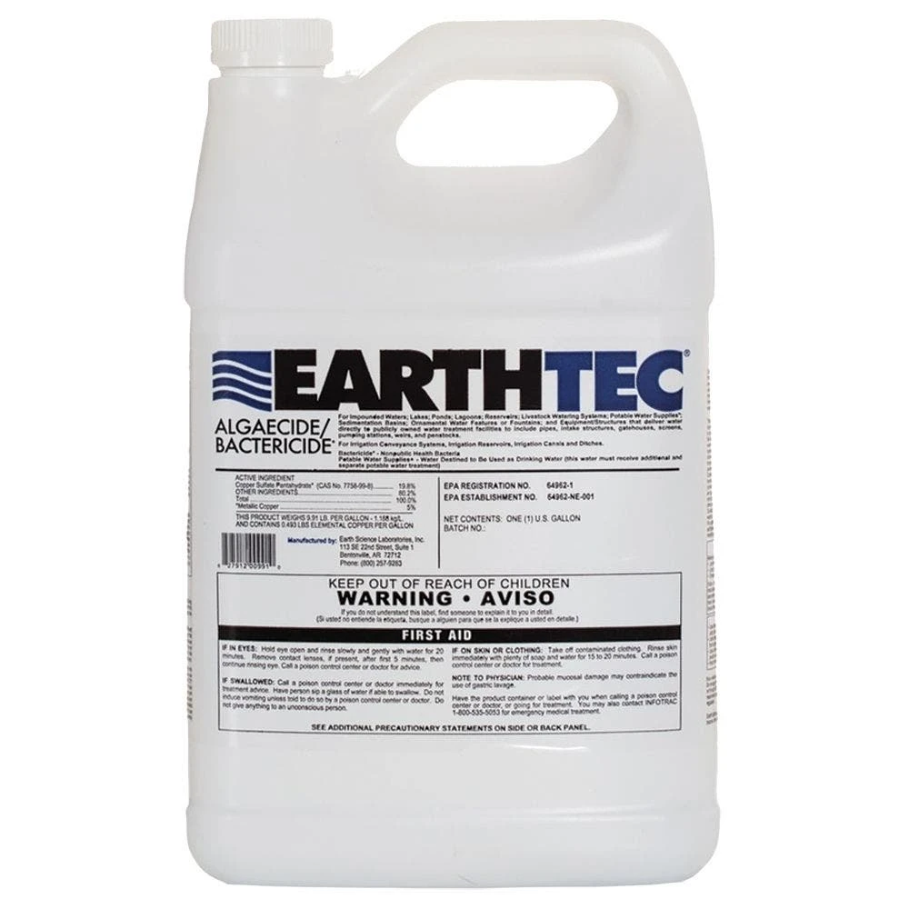 EarthTec Copper Algaecide 2.5 Gallon 3 EarthTec Copper Algaecide 2.5 Gallon
