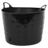 Tuff Flex Tub 12 Gallon Black -Amleos f12 bk 1