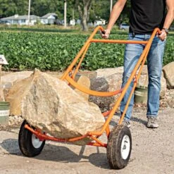 Ball Carts With Curved Lift, Flat Free Tires By A.M. Leonard -Amleos f15cc 11