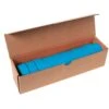 Flagging/Tagging Tape, Fluorescent Glo-Blue, 1-3/16in X 150ft, Non-Adhesive, Box Of 12 Rolls -Amleos ft 3bb 1