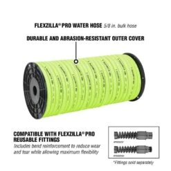 Flexzilla Bulk Water Hose And Flexzilla Pro Reusable Hose Thread Couplings -Amleos fxa 58250 1 2
