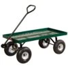 Deck Wagon, 20in X 38in Metal Tray With Pneumatic Tires -Amleos gc2038