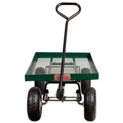 Deck Wagon, 20in X 38in Metal Tray With Pneumatic Tires 8 Deck Wagon, 20in X 38in Metal Tray With Pneumatic Tires -Amleos gc2038 2