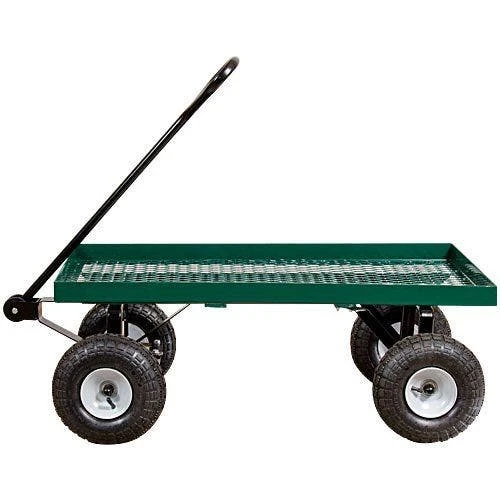 Deck Wagon, 20in X 38in Metal Tray With Pneumatic Tires 6 Deck Wagon, 20in X 38in Metal Tray With Pneumatic Tires - Image 4