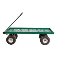 Deck Wagon, 24in X 48in Metal Tray With Pneumatic Tires -Amleos gc2448 6