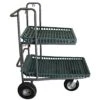 Garden Center Cart, 22in X 27in Top Tray, 22in X 37in Bottom Tray With Flat-Free Tires 1 Garden Center Cart, 22in X 27in Top Tray, 22in X 37in Bottom Tray With Flat-Free Tires -Amleos gcc ff
