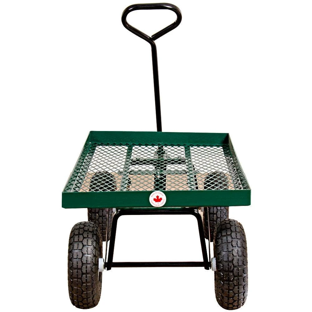 Deck Wagon, 20in X 38in Metal Tray With Flat-Free Tires 4 Deck Wagon, 20in X 38in Metal Tray With Flat-Free Tires - Image 2
