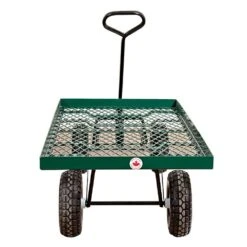 Deck Wagon, 24in X 48in Metal Tray With Flat-Free Tires
